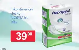 Qanto incoped lady inkontinenční vložky normal nabídka