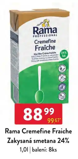 Qanto Rama Zakysaná smetana 24% nabídka