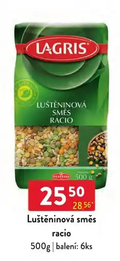 Qanto Lagris luštěninová směs racio nabídka