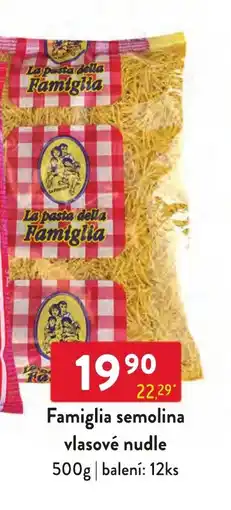 Qanto Famiglia vlasové nudle nabídka