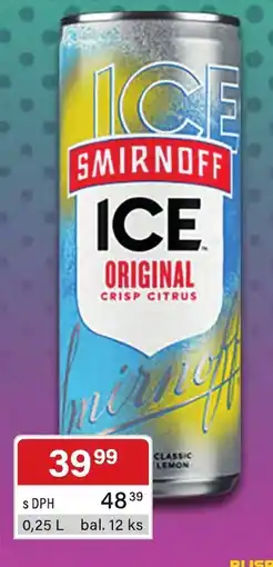 Qanto Smirnoff ice original crisp citrus nabídka