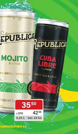 Qanto Republica mojito flavour nabídka