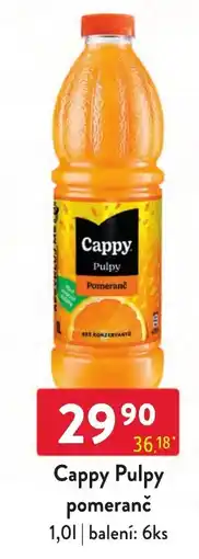 Qanto Cappy Pulpy pomeranč nabídka
