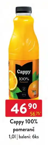 Qanto Cappy 100% pomeranč nabídka
