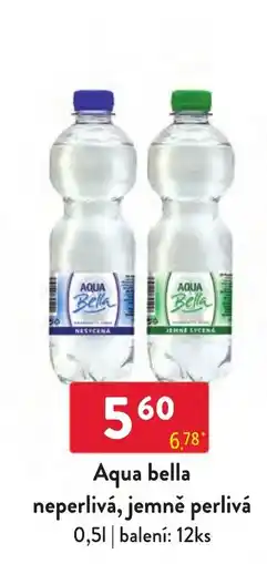 Qanto Aqua bella neperlivá, jemně perlivá nabídka