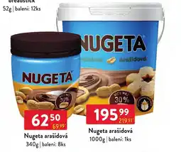 Qanto Nugeta arašídová nabídka