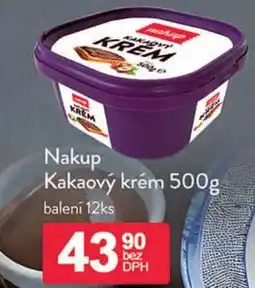 Qanto Nakup kakaový krém nabídka