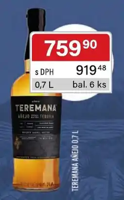 Qanto Teremana Anejo 0.7 L nabídka