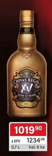 Qanto Chivas Regal XV nabídka