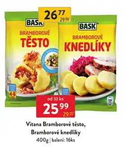Qanto Bask bramborové těsto, bramborové knedlíky nabídka
