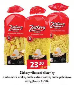 Qanto Zátkovy válcované těstoviny nabídka