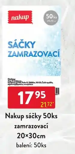 Qanto nakup sáčky zamrazovací nabídka