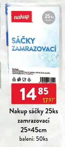 Qanto nakup sáčky zamrazovací nabídka