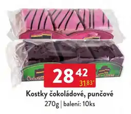 Qanto Čokoláda kostky čokoládové punčové nabídka