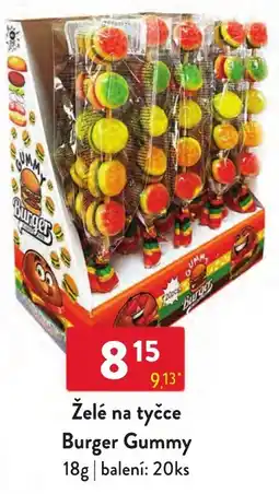 Qanto Burger Gummy nabídka