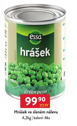 Qanto essa hrášek nabídka