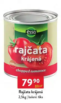 Qanto Essa rajčata krájená nabídka