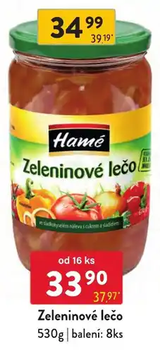 Qanto Hamé zeleninové lečo nabídka