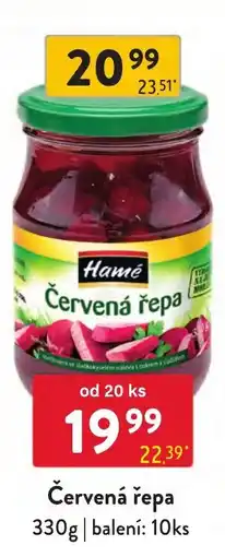 Qanto Hamé červená řepa nabídka