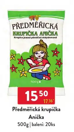 Qanto Předměřická krupička Anička nabídka