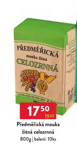 Qanto Předměřická mouka žitná celozrnná nabídka
