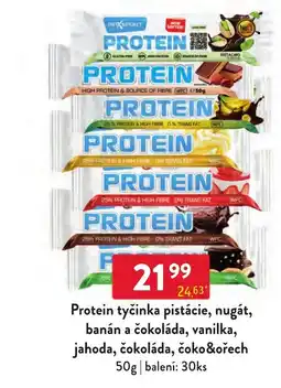 Qanto Maxsport protein tyčinka pistácie, nugát, banán a čokoláda, vanilka, jahoda, čokoláda, čoko&ořech nabídka