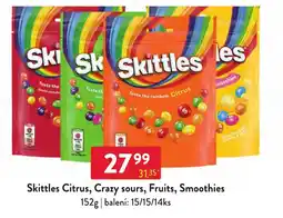 Qanto Skittles Citrus, Crazy sours, Fruits, Smoothies nabídka