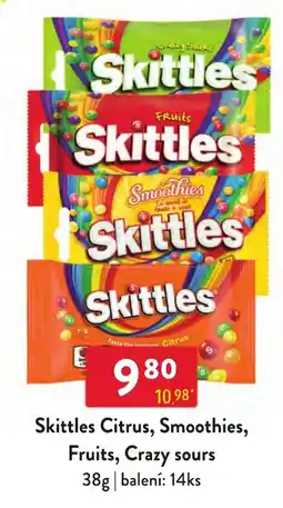 Qanto Skittles Citrus, Smoothies, Fruits, Crazy sours nabídka