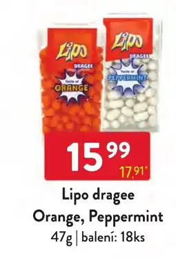 Qanto Lipo dragee Orange, Peppermint nabídka