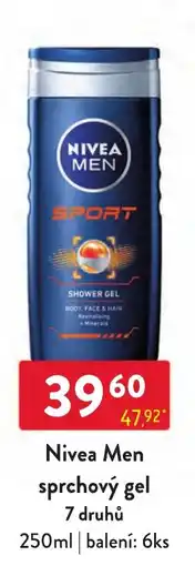 Qanto Nivea Men sprchový gel nabídka