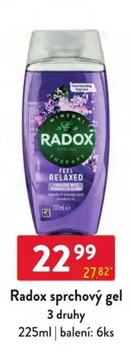 Qanto Radox sprchový gel nabídka