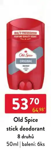 Qanto Old Spice stick deodorant nabídka
