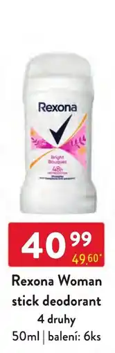 Qanto Rexona Woman stick deodorant nabídka