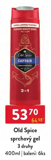 Qanto Old Spice sprchový gel 3 druhy nabídka
