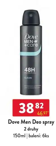 Qanto Dove Men Deo spray nabídka