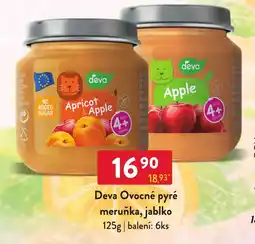 Qanto Deva ovocné pyré meruňka, jablko nabídka