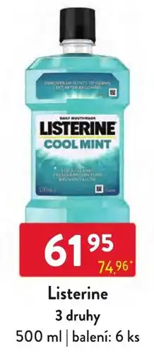 Qanto Listerine cool mint nabídka