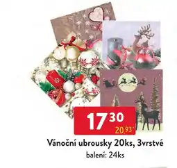 Qanto Vánoční ubrousky nabídka