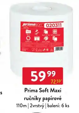 Qanto Prima Soft Maxi ručníky papírové nabídka