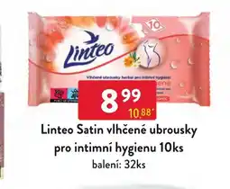 Qanto Linteo Satin vlhčené ubrousky pro intimní hygienu nabídka