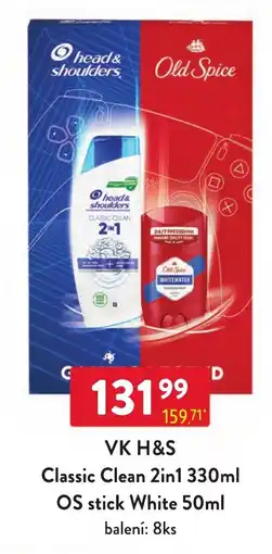 Qanto Vk H&S Classic Clean 2in1 OS stick White nabídka