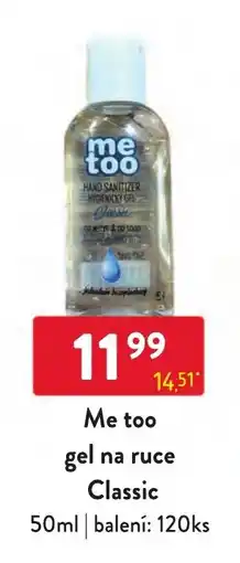 Qanto Me too gel na ruce Classic nabídka