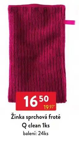 Qanto Q clean žínka sprchová froté nabídka