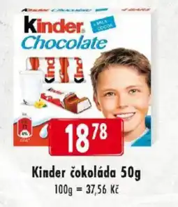 Qanto Kinder čokoláda nabídka