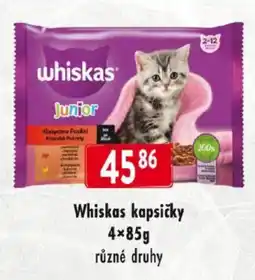 Qanto Whiskas kapsičky nabídka