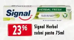 Qanto Signal Herbal zubní pasta nabídka