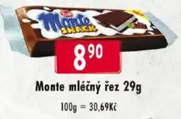 Qanto Monte mléčný řez nabídka