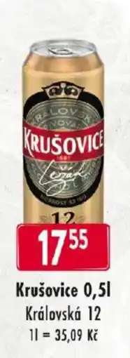 Qanto Krušovice Královská 12 nabídka