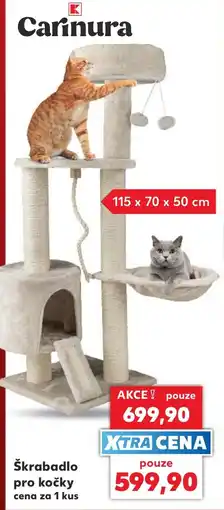 Kaufland Carinura škrabadlo pro kočky nabídka