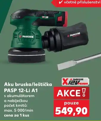 Parkside aku bruska/leštička Pasp 12-Li A1